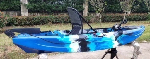 釣り用カヤック 新品 青黒