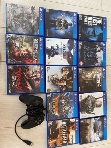 ps4ソフトまとめ売り❗️コントローラも付けますPS4