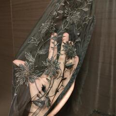 刺繍入り☆シースルーカーディガンの画像