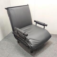 モデルルーム展示品 3way リクライニングソファーベッド シン...