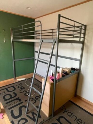 イケア IKEA ロフトベッド ベッド SVARTAロフトベッドフレーム