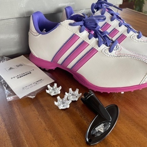 adidasレディースゴルフシューズ24cm