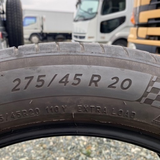 275/45r20 ミシュラン 2本