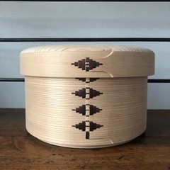 【新品未使用品】わっぱ　おひつ　杉　自然素材　柴田慶信商店　ごはん　七寸 秋田 柴田慶信商店 おひつ 3合用 曲げわっぱ