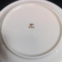 『香蘭社』有田焼 カキツバタ(!?)の花 中皿5枚セットの画像