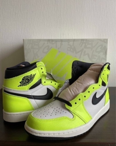 靴/バッグ Nike Air Jordan 1 High OG  Volt 28cm