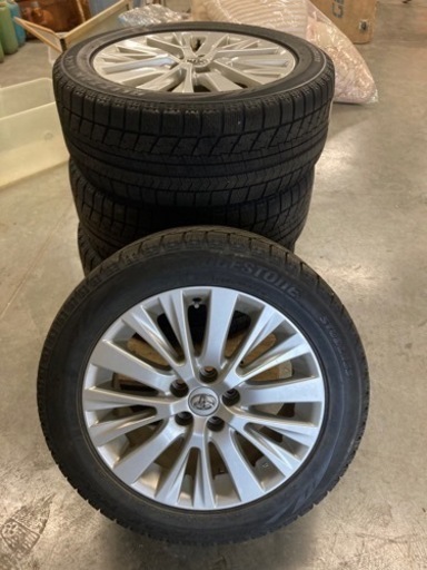 冬タイヤ BS VRX 235/50R18 トヨタ純正アルミホイール付き 20系ヴェルファイア