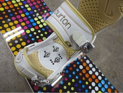 BURTON BLENDER 48 148cm 2009 スノーボード バインディング付き キャンバー ツインチップ レディース バー