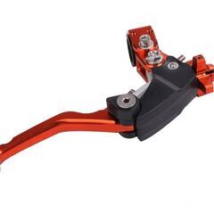 ウルトラライト クラッチ レバー ピボット パーチ オレンジ 汎用の画像
