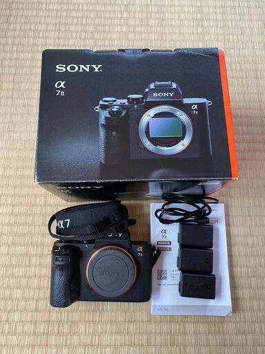 sony a7ii 本体 バッテリー3個付き（SONY a7ii バッテリー」の