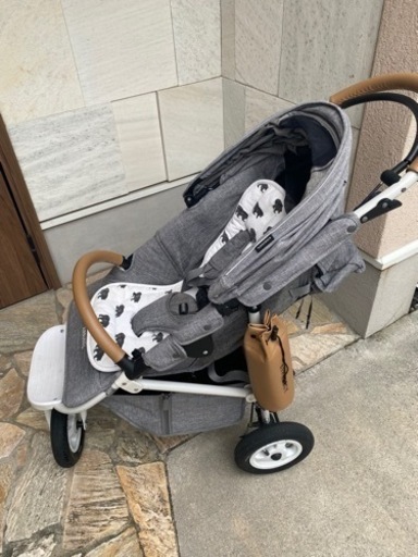 中古 エアバギー ベビーカー 雨避けカバー 虫除けカバー 説明書付き