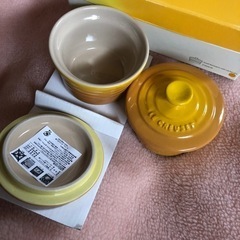 新品　ル・クルーゼ　蓋付き　ココット　スモールラムカン