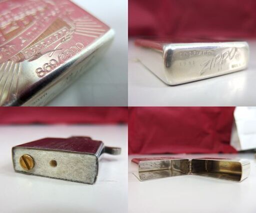 着火確認済み ZIPPO 60th Anniversary STERLING SILVER 1932-1992 1991年製 869/