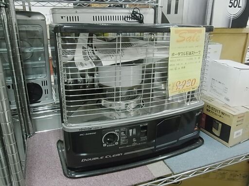 TOYOTOMI　トヨトミ　自然通気型開放式石油ストーブ　RC-328SE　4.0L　ポータブルストーブ　電池使用　電源不要　2008年製