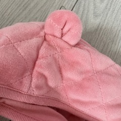 baby gap ジャンプスーツ 足付きカバーオール くま耳ベビー 70㎝防寒具の画像