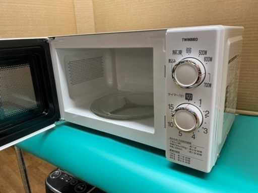 I387 ★ TWINBIRD 電子レンジ 700Ｗ 60Hz専用 ★ 2017年製 ⭐動作確認済 ⭐クリーニング済