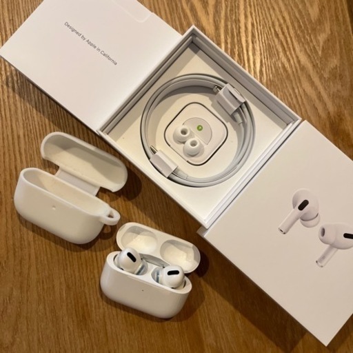 Apple AirPods Pro 付属品未使用/箱有り/保護ケース付き