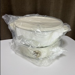【新品未使用】ブルーノ グリルポット ホワイトの画像