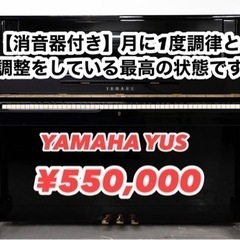 【消音器付き】月1回調律と調整を繰り返しているYAMAHAの最高...