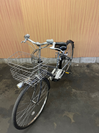 格安‼️ 電動自転車 YAMAHA パスシティSリチウム 銀 27インチ 6.0Ahバッテリー 実容量最大❗️