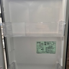 146リットル　2ドア三菱冷蔵庫　MR-P15Z-B の画像