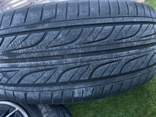 中古　アルミ　◆マナレイ　MANARAY　VERTEC　VR-5　ブラポリ◆114.3/5H　17/7J　+55◆225/45R17◆