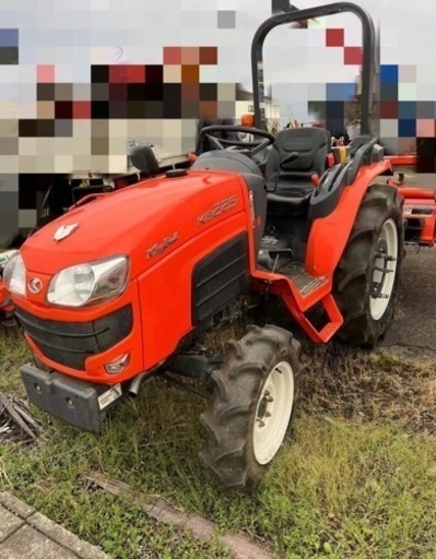 秋田　美品　クボタトラクターKB225 4WD アワー305h、パワステ、自動水平　ディーゼル。