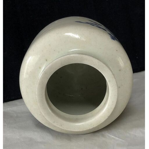 c945 李朝 染付 小壺 木箱入り