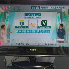 ◆Visole 22型液晶テレビ  DVDプレーヤー内蔵  LCU2162XB◆お譲りしますの画像