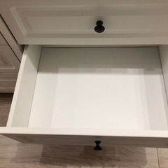 【差し上げます】ニトリ　ホワイト　カントリー調ローチェストの画像