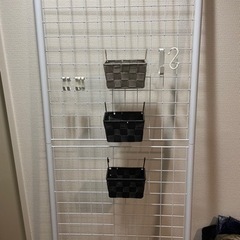 突っ張り固定式　ワイヤーネットの画像