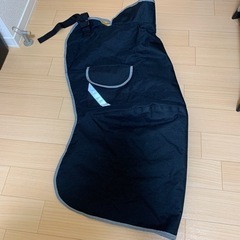 便利！　原付バイク用　男女兼用　膝掛け　内側別生地付の画像