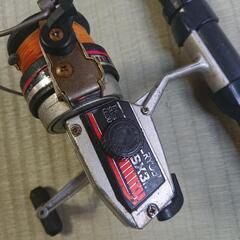 【昭和レトロ】釣竿 つり竿 SURF270 RYOBI   GRAPHITE SPOOL リョービの画像