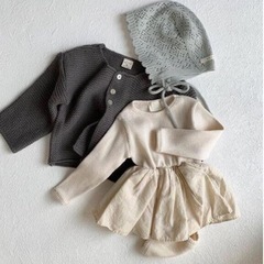 【ラスト1点】韓国ベビー服🇰🇷女の子♡ワンピ ロンパースの画像