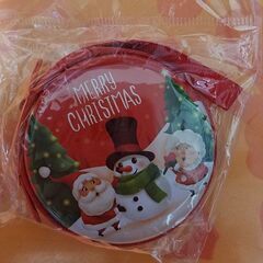 未開封　クリスマス柄の缶小物入れor小銭入れの画像