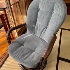 カザマ　籐椅子　オリッサハイバックシーベル　
