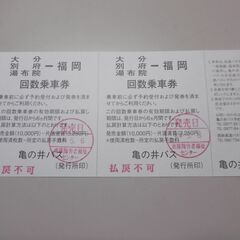 高速バス　とよのくに　往復チケットの画像