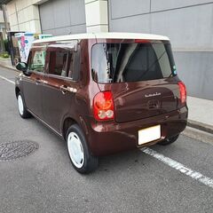 アルトラパンG　H25　車検6/3　走行96000ｋ　社外メモリーナビ＆フルセグＴＶ　ホワイトルーフ＆ホワイトホイール　スマートキーの画像