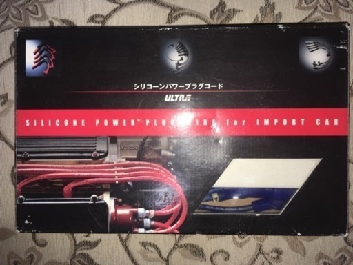メルセデスベンツ　ULTRAシリコーンパワープラグコード青