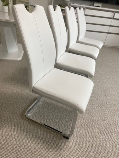 モダンダイニングチェア4脚セット