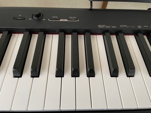 (新品同様2021年製)カシオ　CASIO　電子ピアノ  [88鍵盤]　CDP-S110BKとスタンドCS-46Pセット 2021年製