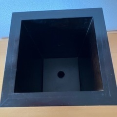 新品　観葉植物　入れ　茶色の画像