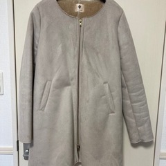 新品ブージュルード　フェイクムートンコート