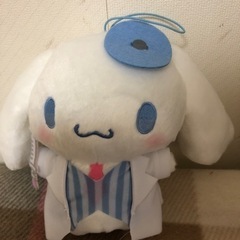 新品、未使用。 サンリオ  シナモロール　おいしゃさんごっこ　ぬいぐるみ。  の画像