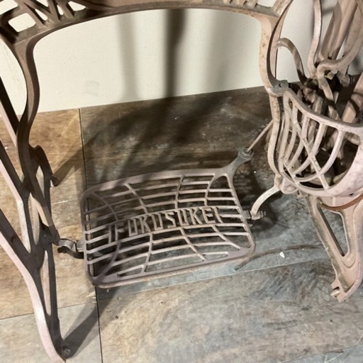 福助 FUKUSUKE 足踏みミシン アンティーク ショップ テーブル