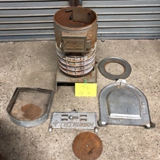 MURORAN COKES STOVE ストーブ TETSUGEN （約）高さ57センチ 幅30センチ 奥行35センチ 古民具 アンティーク