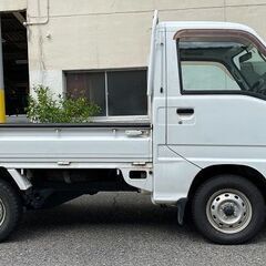 スバルサンバー４WD　5速マニュアル　検査6年10月諸費用込みコミ　軽トラは1台あれば便利です。下取り交換可の画像