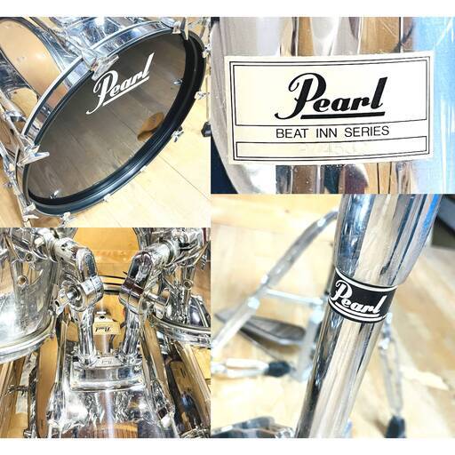 Pearl パール BEAT INN シリーズ ドラムセット スネア：Custom Alloy Steel Shell SABIAN 