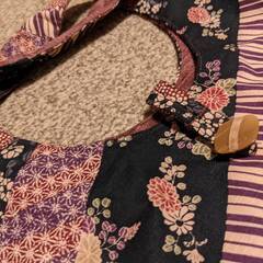 【ハンドメイド】お稽古袋*和柄*底板シッカリトロピカル柄の画像
