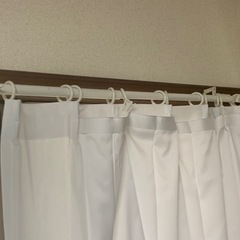 【あげます】カーテンレール　2本